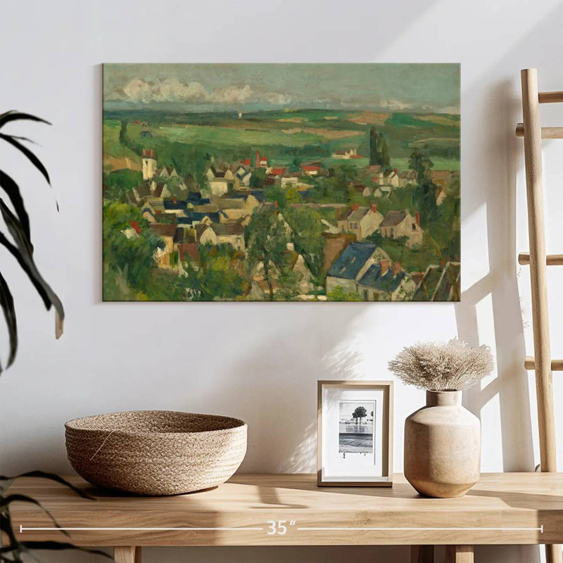 Vue panoramique d'Alvord Auvers, H 16 po x l 24 po