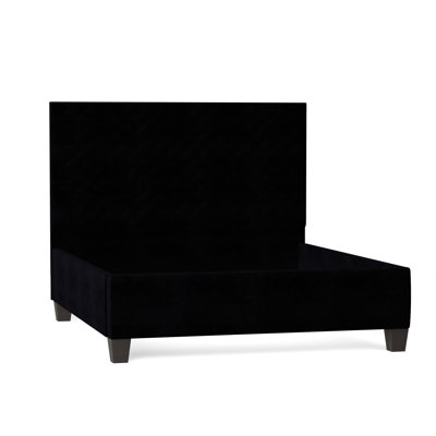 Lit plateforme tapissier Leigh