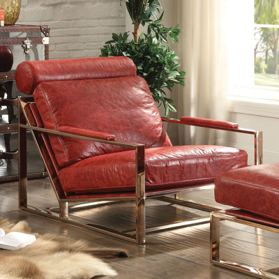 Quinto Faux Leather Accent Chair