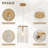 Furnary 3-Light Crystal Beaded Pendant Lights, Adjustable Height, for Kitchen Island, Dining Room, Hallway