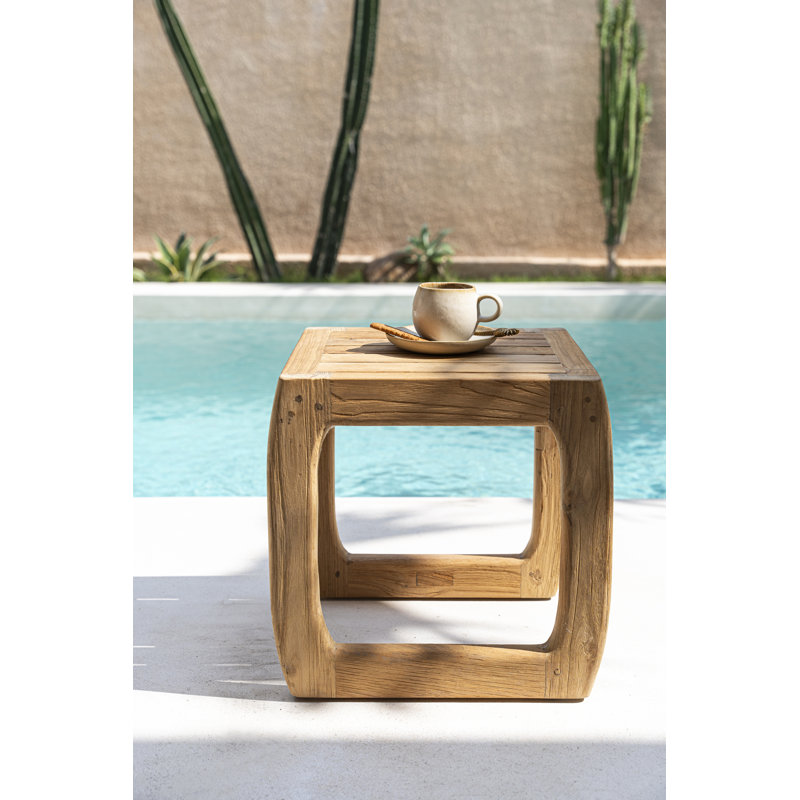 Chunaram Solid Wood Accent Stool