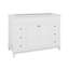 Meuble-lavabo de 46 po sans lavabo, armoire de rangement de salle de bain avec 2 portes à fermeture douce et 6 tiroirs, portes doubles avec tablettes à 2 niveaux