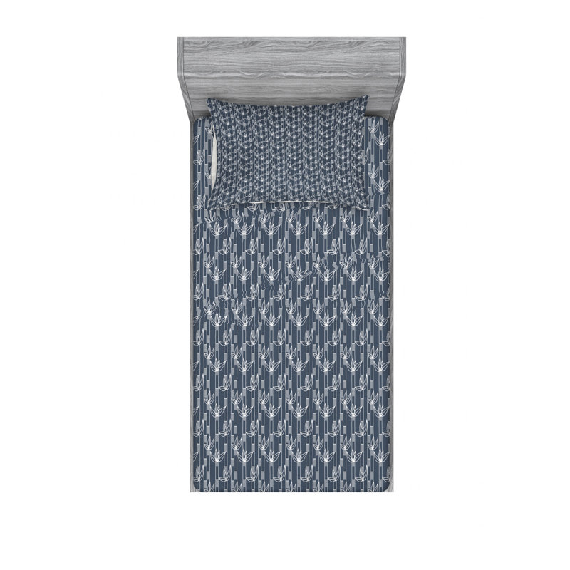 Microfiber Sheet Set, Twin XL Sheet Set with Fitted Sheet