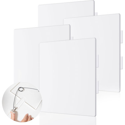 Morvat 12x12 Adjustable Spring Access Panel for Drywall & Ceiling, 4 Pack