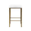 Tabouret de comptoir rembourré sans dossier H 26 po
