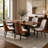 Faux Leather Upholstered Solid Back Side Chair-2058253085