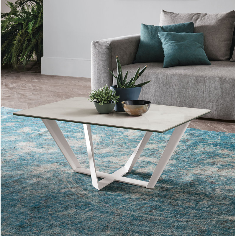 Alicea Cross Legs Coffee Table