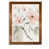 Toile avec cadre brun