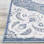 Tapis blanc/bleu zone oriental Karmane-1788603107