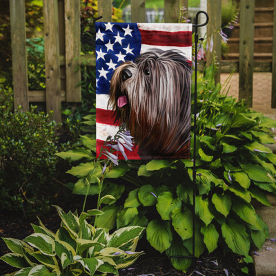 Polyester à 2 côtés 15 x 11 po drapeau de jardin