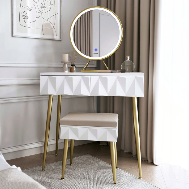 Amalya Dressing Table with Mirror