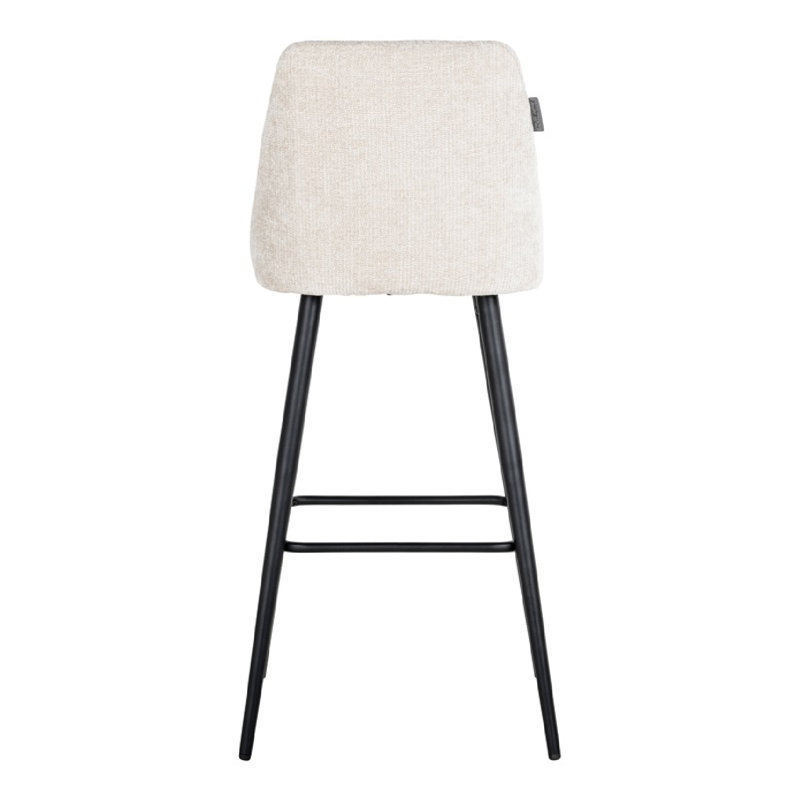 Brooke Stool, Bar Stool (31" Seat Height), Cream