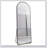 4Th Generation Floor-Mounted Full-Length Arched Mirror With Aluminum Alloy Frame, Perfect For Bathrooms, Bedrooms, And Retail Spaces.