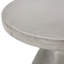 Table de bout légère en béton pour les espaces extérieurs - meuble d'appoint moderne