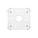Stainless Steel Sink Grid for Precis 60/40 Low Divide Sink - Large Bowl