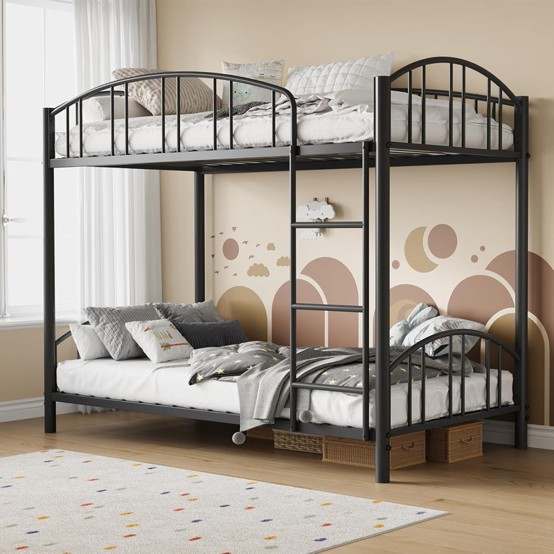 Bunk Bed Twin Over Twin, Black