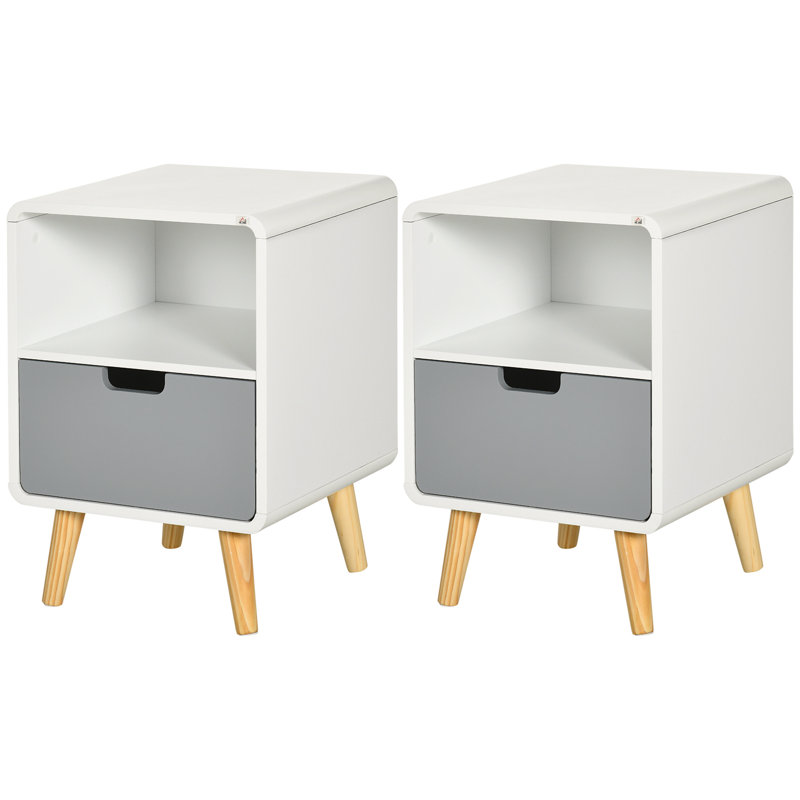 Mullica 40cm W Bedside Table