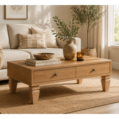 Solid Wood Replacement Furniture Legs Set of 4 (Natural 4"H*2.75"W)