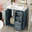 Ensemble de meuble-lavabo 30 po avec lavabo en céramique, armoire de rangement en bois massif, ensemble de meuble-lavabo autoportant avec 3 tiroirs et portes à fermeture douce-1949557828