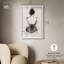 «Back View II Shadowbox Print», art mural minimaliste par Art Remedy, cadre blanc, 25 x 37-2084083103-2084083100