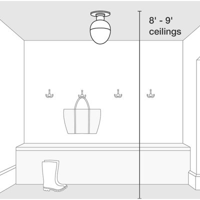 Talia 3 - Light Semi Flush Mount