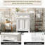 Vintage Elegance Bathroom Cabinet with Soft Closing Doors and Adjustable Shelf