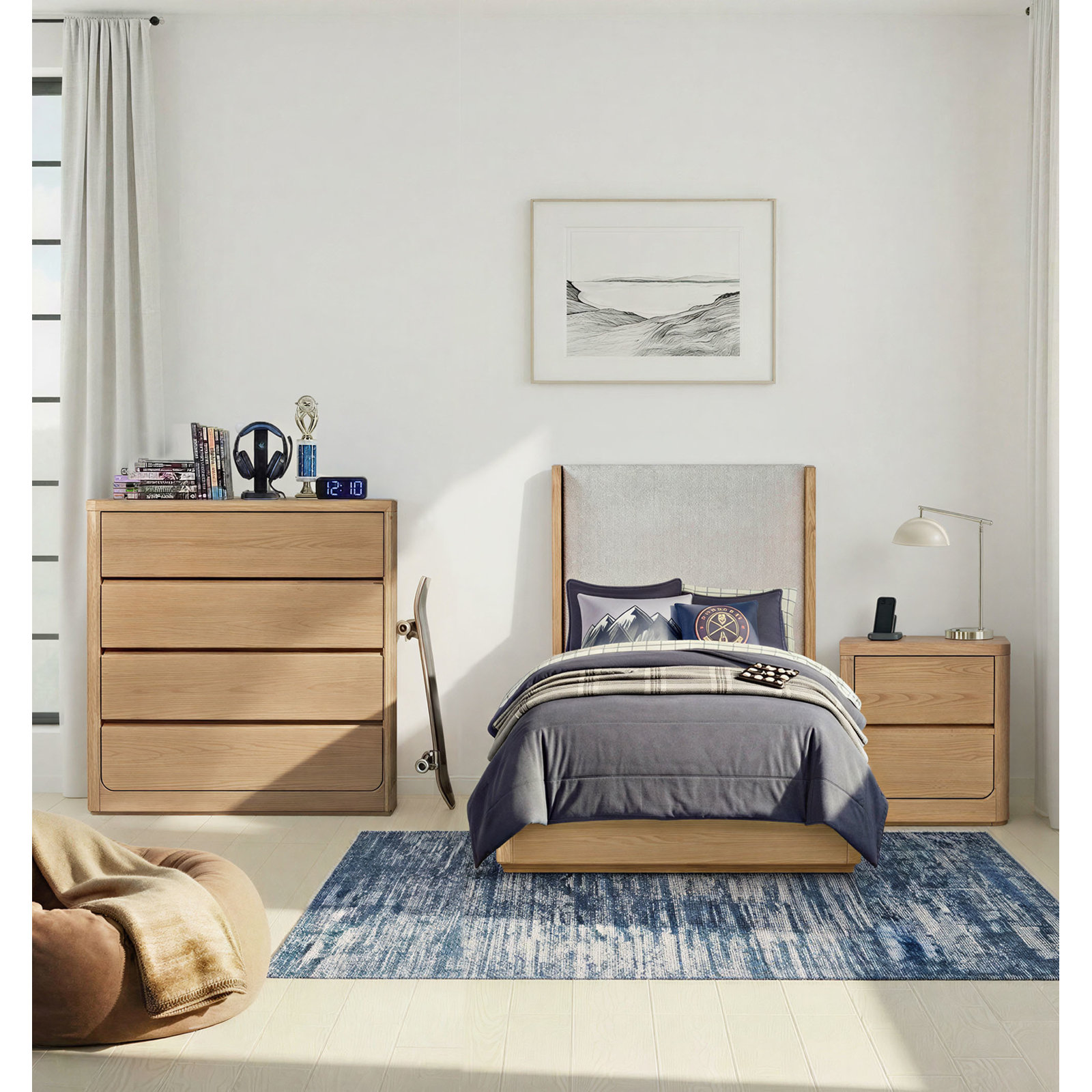 Peterson 4-Drawer Chest, Natural