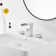 Widespread 2-handle Bathroom Faucet with Drain Assembly