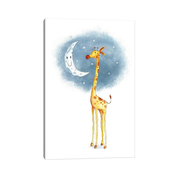 Hello Moon by Mike Koubou - Wrapped Canvas Gallery-Wrapped Canvas Giclée