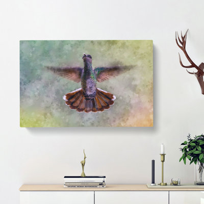 Wings of a Hummingbird - Wrapped Canvas