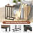 C-shaped Side Table with Heavy-duty Metal Frame-102957927