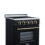 Cuisinière électrique autoportante 24 po Loiano, 6 000 W, 2,3 pieds cubes avec tiroir de rangement-115313809