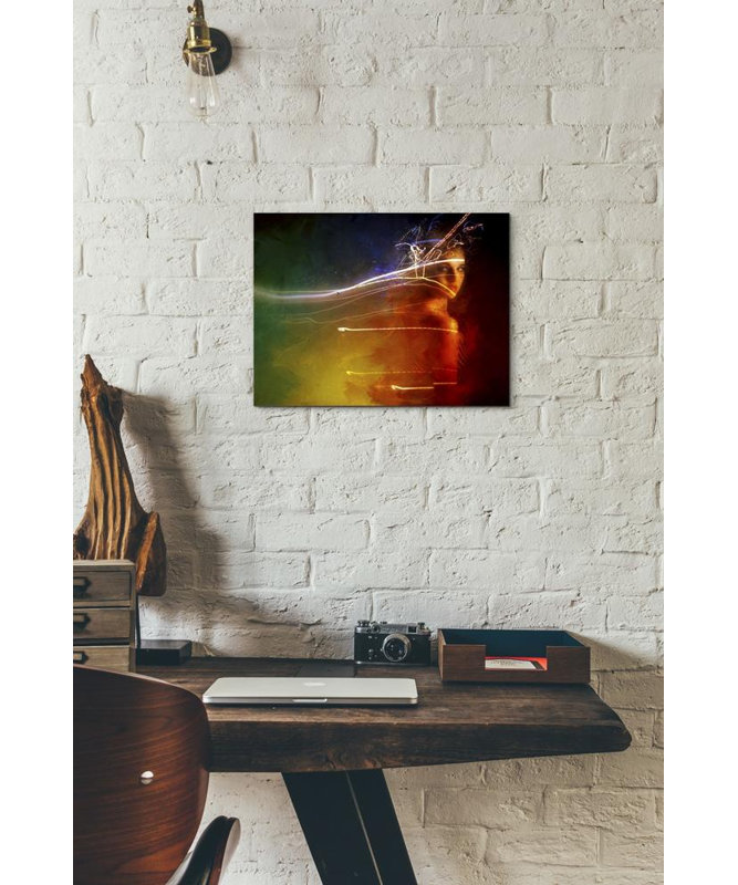 Vision de l’avenir : jupiter, impression sur toile, H 18 po x l 12 po x P 0,75 po