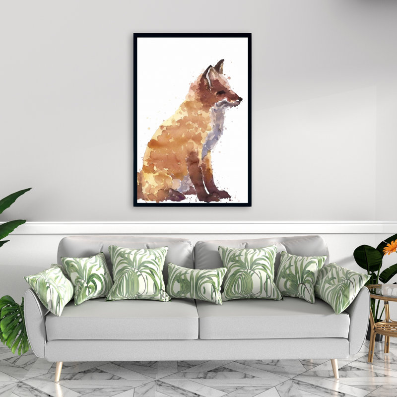 «Red Fox» sur toile