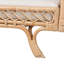 Lit de jour en rotin naturel avec coussins Baxton Studio Philana