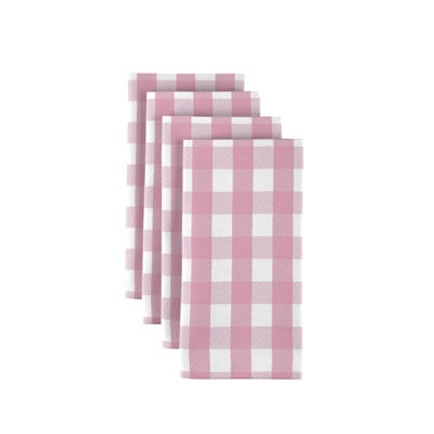 Polyester Plaid Square Napkin
