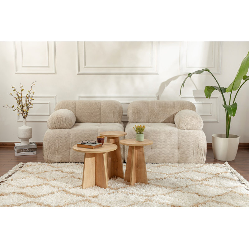 Nordure Coffee Table, Beige