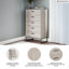 Commode à 5 tiroirs l 29,88 po Bosnjak