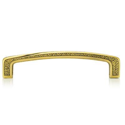 5" C TO C CHESTER PULL; MUSEUM GOLD FINISH