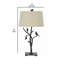 Lampe de table noire 29 po Gurubaksh