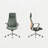 47.24"H Luxury Ergonomic Chair In Teal, High-Resilience Soft Cushion For Waist Support, Dual Use For Office & Home, Breathable & Ultra Comfortable For Long Sitting