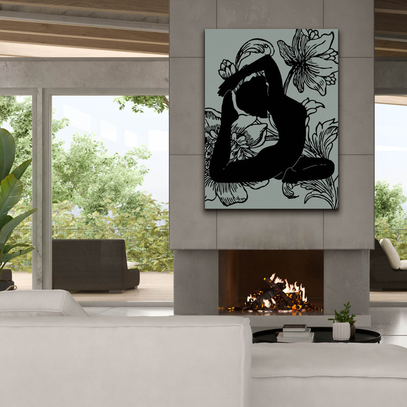 «Slow Breathing IV» par Regina Moore, art mural sur toile, H 54 po x l 40 po x P 1,5 po