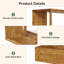 Console en bois massif