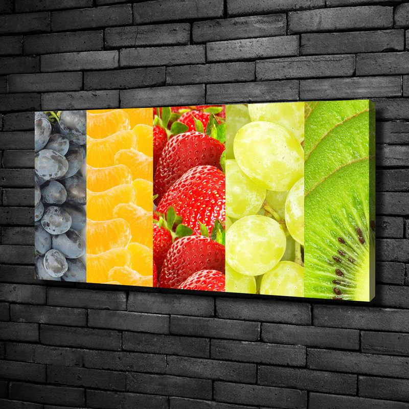 Colorful Fruits - Wrapped Canvas Print