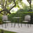 Hobscheid Round Glass Outdoor Bistro Table