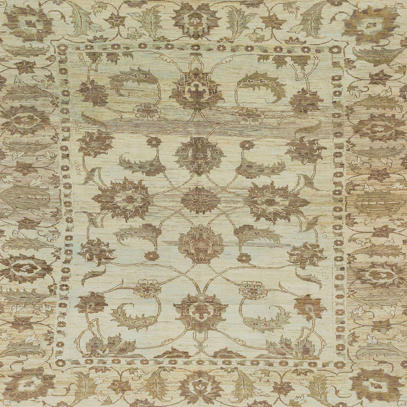 Oriental Indoor Rug, Square 3'
