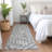 Premium Machine Washable Prisco Gray Rug-988216157