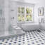 Ako 6" Hexagon Marble Micro Mosaic Tile-613342630