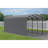 Steel Carport With 1 Side Wall Kit, 10X29X9-100015476
