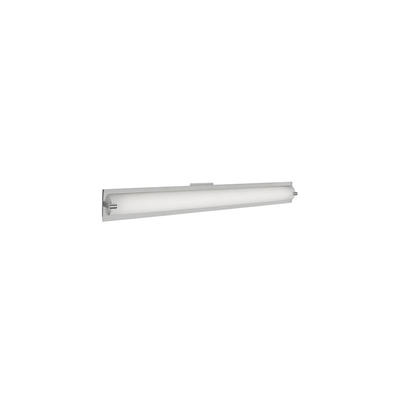 Lighthouse 1 - Light LED Bath Bar, Brushed Nickel